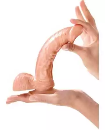 Realistic veined dildo with testicles and suction cup 21cm - CC5141132194