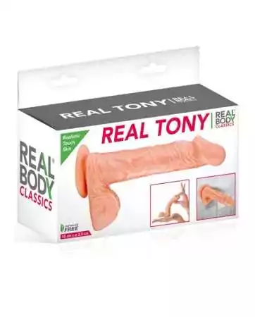 Realistic veined dildo with testicles and suction cup 18cm - CC5141131194