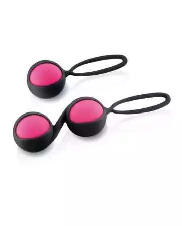 Conjunto de bolas de Geisha pretas e rosas com contas removíveis - CC5260020010