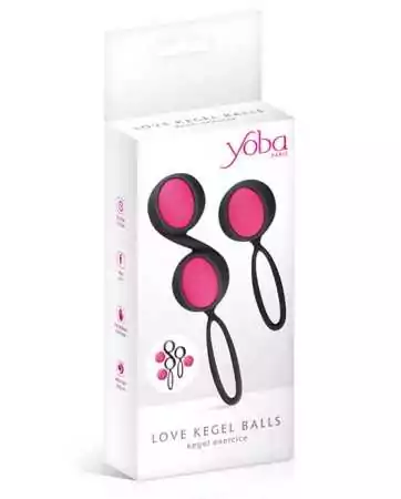 Set of black and pink Geisha balls with removable beads - CC5260020010