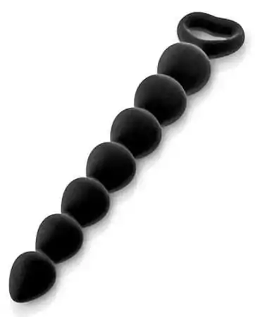 Anal-Perlen-Schmuck in Schwarz, 27 cm - CC5710042010