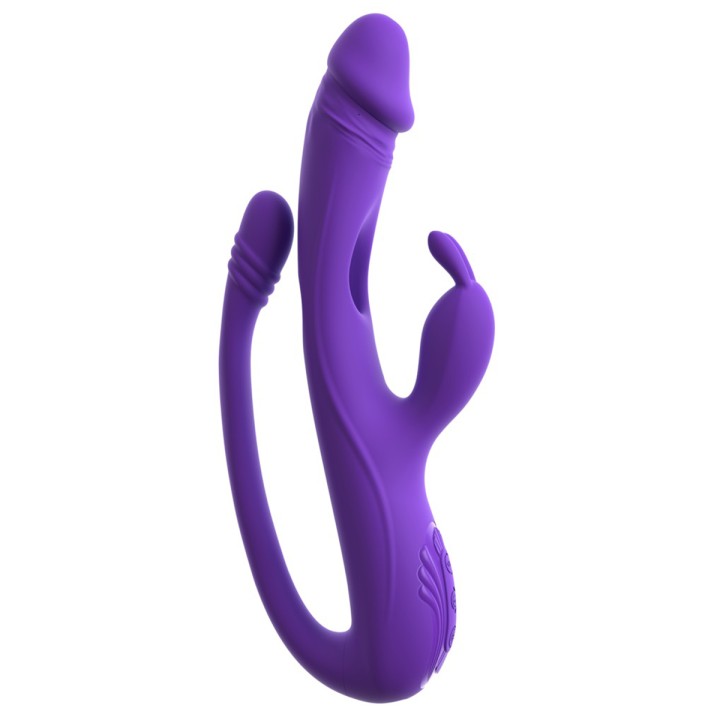 Vibro Rabbit avec tickler flexible - Sweet Smile