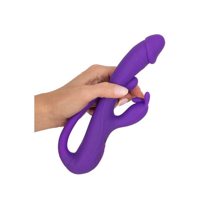 Vibro Rabbit avec tickler flexible - Sweet Smile