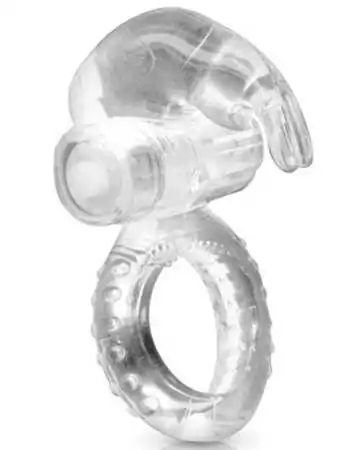 Vibrating cockring with clitoral stimulation - CC570035