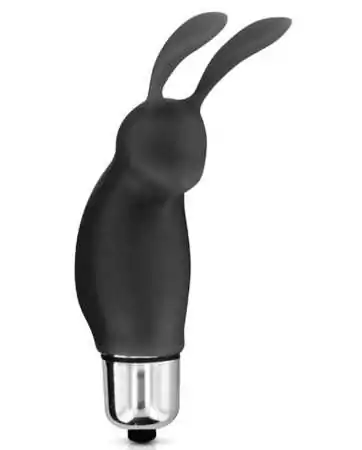 Estimulador de clitóris vibrante preto rabbit - CC5730010010