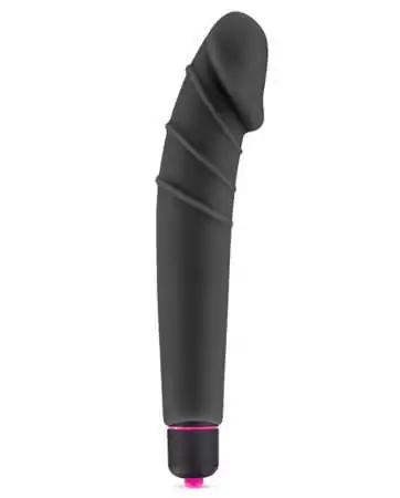 Black 7-speed realistic-shaped waterproof vibrator - CC5740090010
