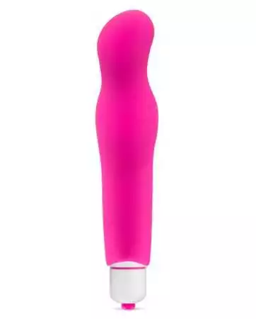 Pink 7-speed waterproof ribbed vibrator - CC5740020050