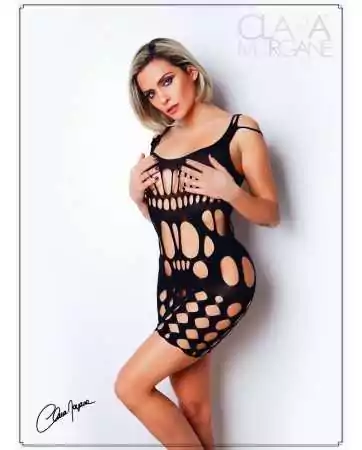 Tight-fitting black mesh dress - Number 4 - Dress Collection - CM97004