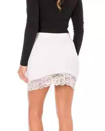 Short white skirt Marina - LSK1-SWHT