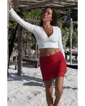 Short red skirt Marina - LSK1-SRED