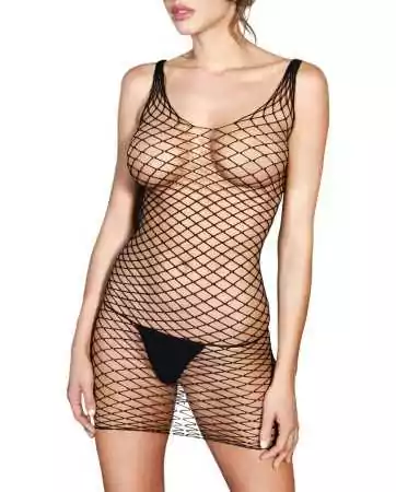 Sexy black fishnet dress - ML6424BLK