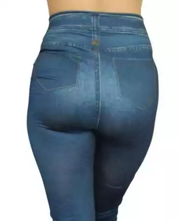 Calças justas azuis estilo jeans novas - FD1012