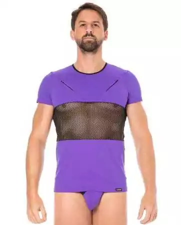 Purple mesh T-shirt - LM2004-81PUR