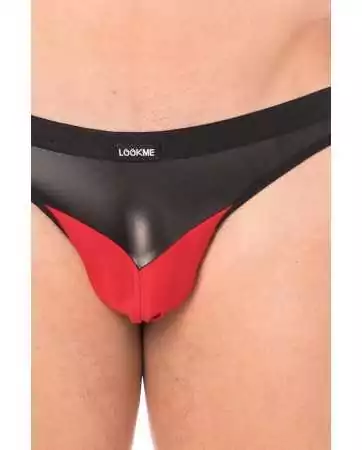 Stringa in similpelle lucida rossa - LM2001-57RED