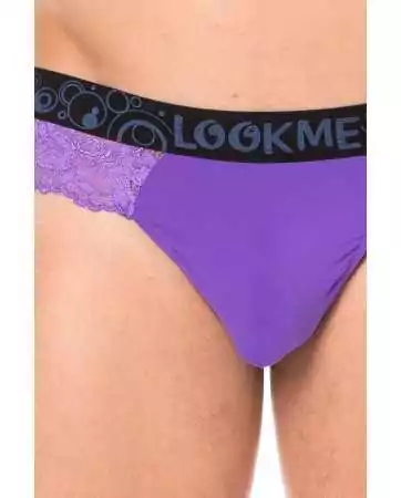 Delicate lace violet string - LM2006-57PUR