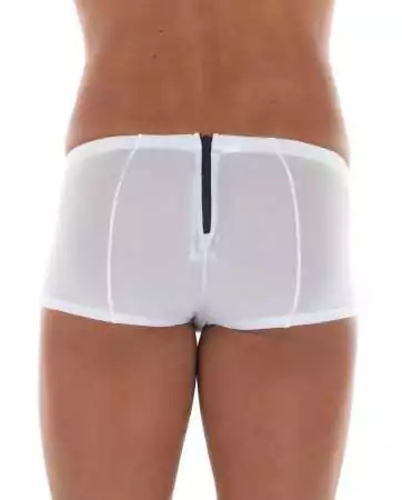 Mini Pant blanc avec double zip Wiz - LM16-68WHT