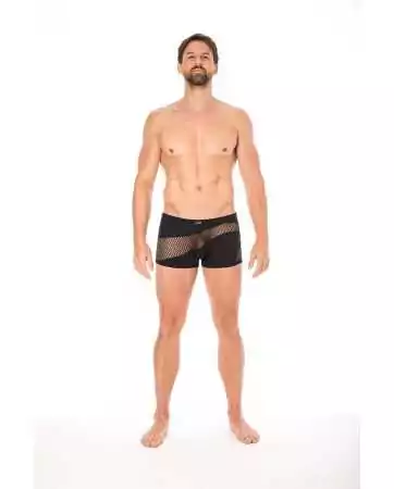 Opaque and transparent black boxer shorts Shade 2 - LM803-67BLK