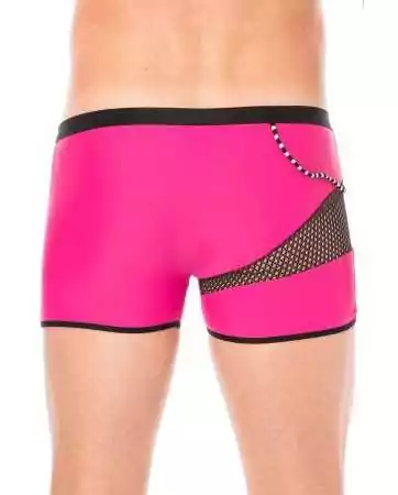 Magenta boxer with net and rope - LM2004-67MAG