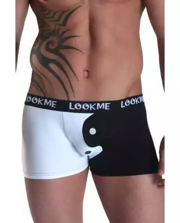 Weiß-Schwarzer Yin Yang Boxer - LM30-66