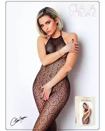 Lace and black fishnet bodystocking - The Number 17 - Bodystocking Collection - CM99017