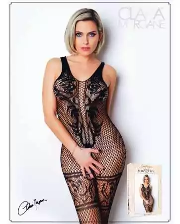 Black fishnet bodystocking with lacing - Number 14 - Bodystocking Collection - CM99014