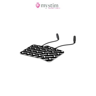 Electrodes carrées auto-adhésives - Mystim - Oralove