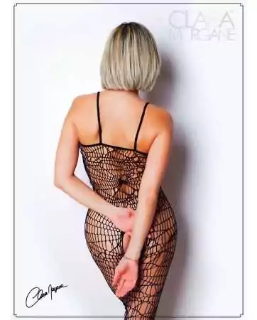 Mesh bodystocking with spiderweb effect - Number 7 - Bodystocking Collection - CM99007