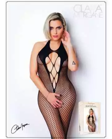 Black bodystocking with a stunning open back - Number 2 - Bodystocking Collection - CM99002