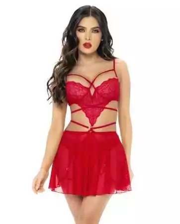 2 in 1 Set 2 pieces red - MAL7444RED