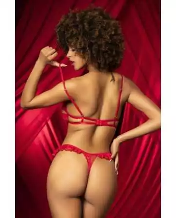 Set due pezzi rosso CUORE - MAL8725RED