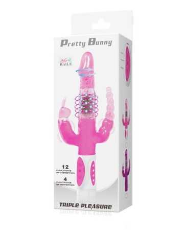 Vibro Pretty Bunny Triple Pleasure 11086 da Oralove