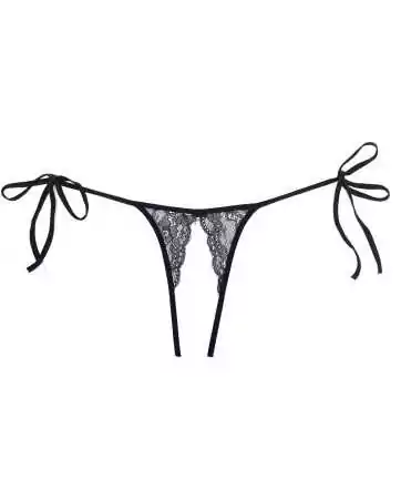 Black lace open string - A1100
