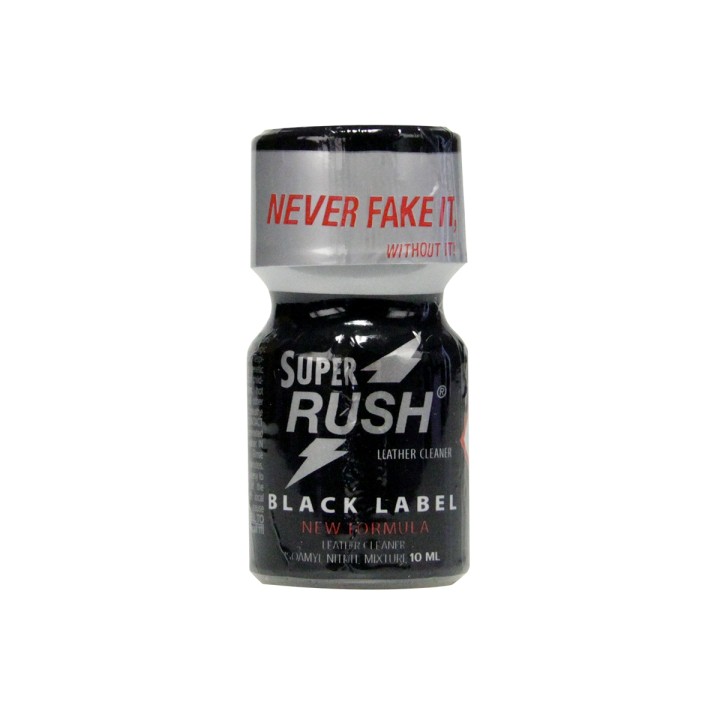 Poppers Super Rush Black Label 10ml - Oralove