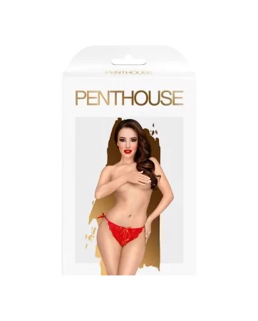 Culotte ouverte rouge Too hot to be real - PH0125RED