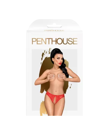 Calcinha vermelha aberta Naughty Valentine - PH0121RED