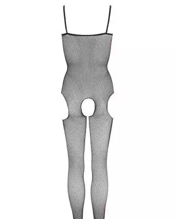 Black fishnet open crotch bodysuit - R2550121