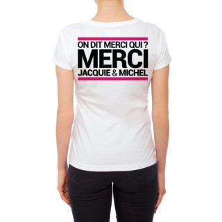 Tee-shirt J&M blanc - spécial femme - Oralove