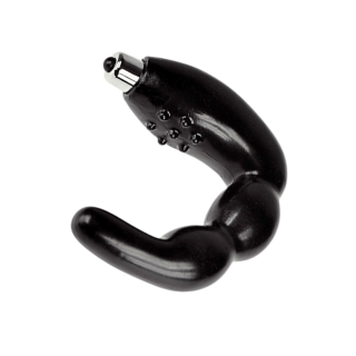 Stimulateur de Prostate Vibrant Noir 1 dosette lubrifiant — Pocket Pleasure - Oralove