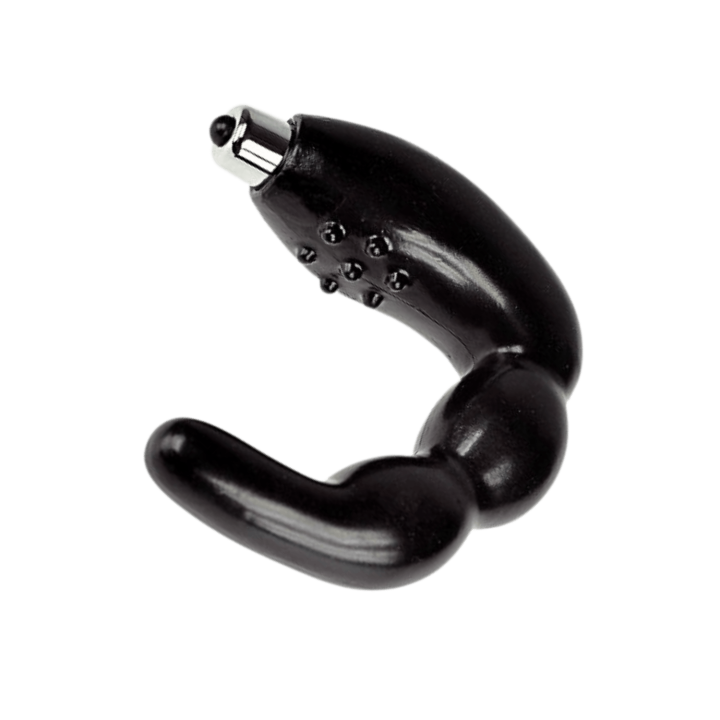 Stimulateur de Prostate Vibrant Noir 1 dosette lubrifiant — Pocket Pleasure - Oralove