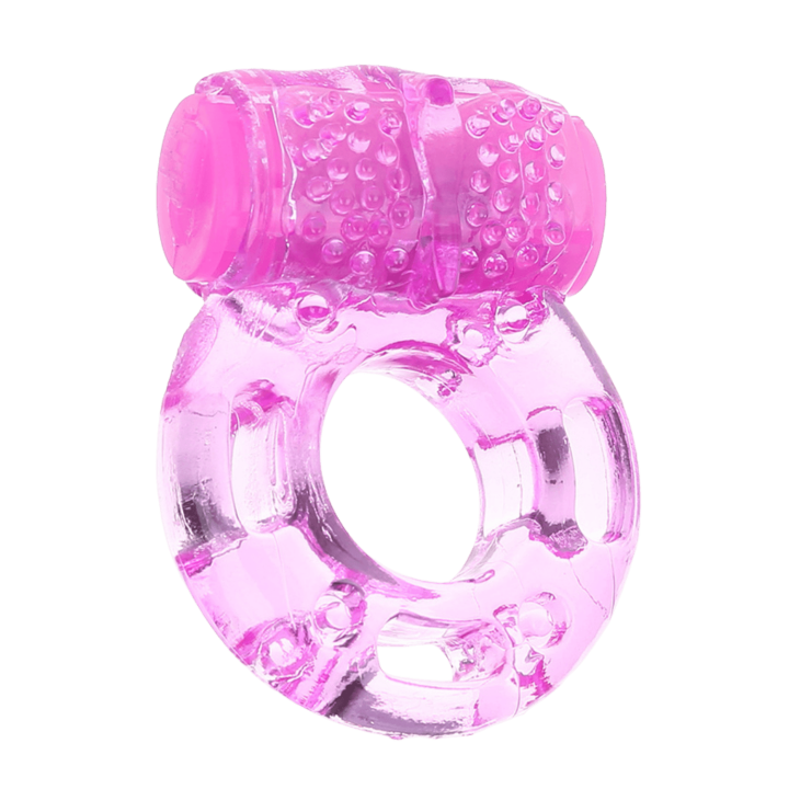 Anneau Pénien Vibrant Jelly Rose 1 dosette de lubrifiant — Pocket Pleasure - Oralove