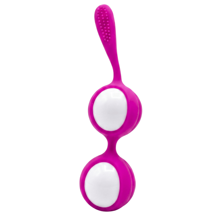 Boules de Geisha Fuchsia Silicone 1 dosette lubrifiant — Pocket Pleasure - Oralove