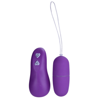 Œuf Vibrant Télécommandé 7 Vitesses Violet 1 dosette de lubrifiant — Pocket Pleasure - Oralove