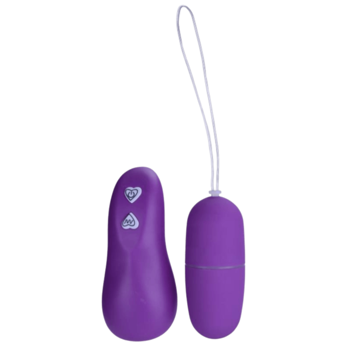 Œuf Vibrant Télécommandé 7 Vitesses Violet 1 dosette de lubrifiant — Pocket Pleasure - Oralove