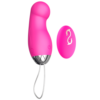Œuf Vibrant Télécommandé 10 Modes Rose 1 dosette de lubrifiant — Pocket Pleasure - Oralove