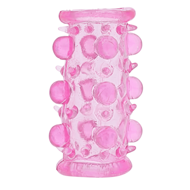 Gaine Pénienne Picots Rose 1 dosette lubrifiant — Pocket Pleasure - Oralove