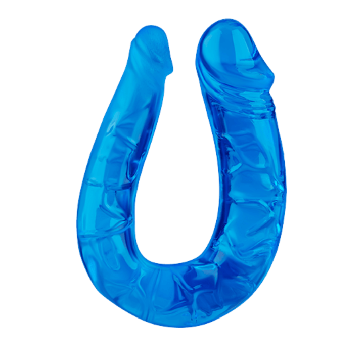 Double Dong Flexible Bleu Pocket Pleasure 1 dosette de lubrifiant - Oralove
