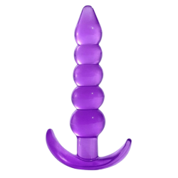 Plug Anal Jelly 5 Boules Pocket Pleasure 1 dosette lubrifiant