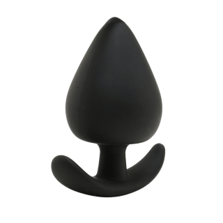 Plug Anal Silicone Noir XS Pocket Pleasure 1 dosette de lubrifiant - Oralove