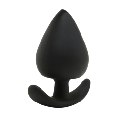 Plug Anal Silicone Noir XS Pocket Pleasure 1 dosette de lubrifiant