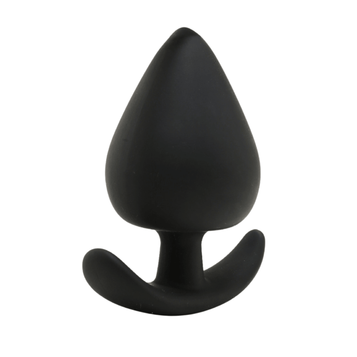 Plug Anal Silicone Noir XS Pocket Pleasure 1 dosette de lubrifiant - Oralove